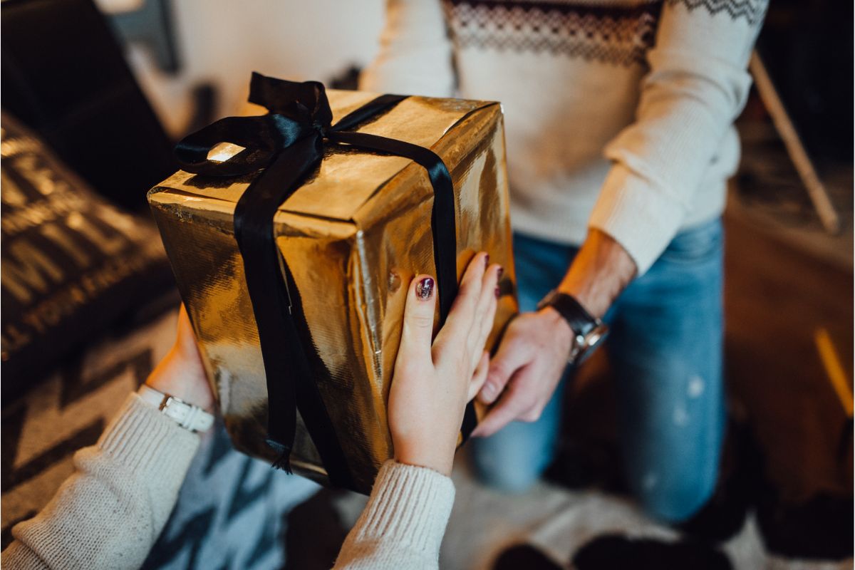 Giving a gift