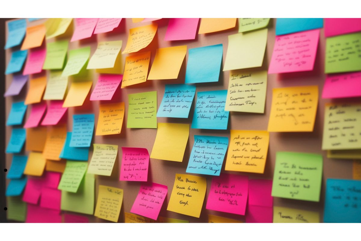 Wall of Sticky Notes